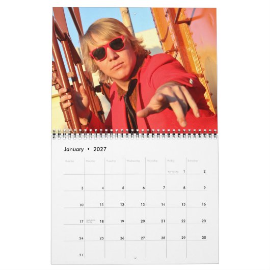 Agenda 2010 van de leden kalender (Jan 2027)