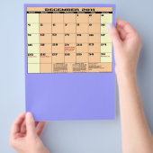 Agenda 2011, 13 maanden Multifunctionele brochure. Flyer (Hand)