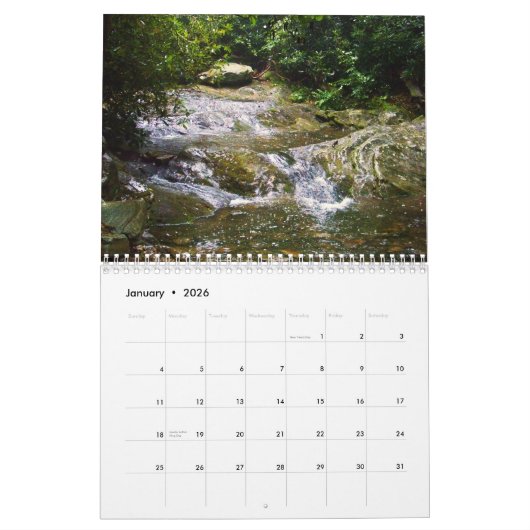Agenda 2011: Tranquil Blue Ridge Mountains Kalender (Jan 2026)