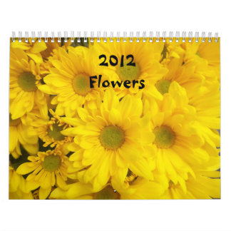 Agenda 2012 bloemen kalender