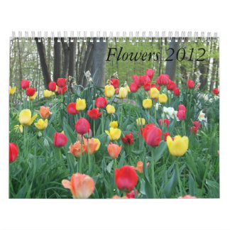 Agenda 2012 bloemen kalender