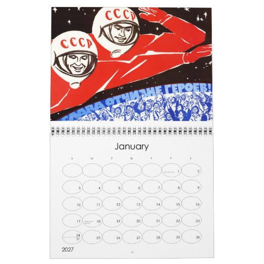 Agenda 2012 - Sovjet-thema Kalender (Jan 2027)