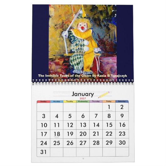Agenda 2012 - Terugkeer van Peter Pan Kalender (Jan 2027)