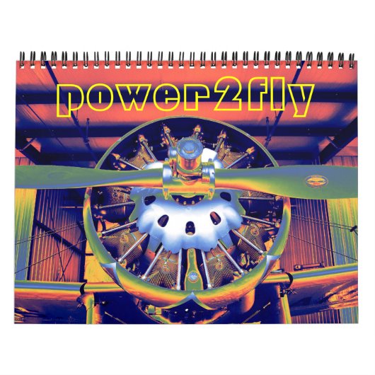 Agenda 2012 van de vliegtuig/vliegtuigmotor kalender (Hoes)