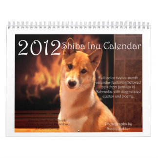 Agenda 2012 van Shiba Inu Kalender