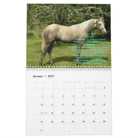 Agenda 2012 voor RTR-paarden Kalender (Jan 2027)