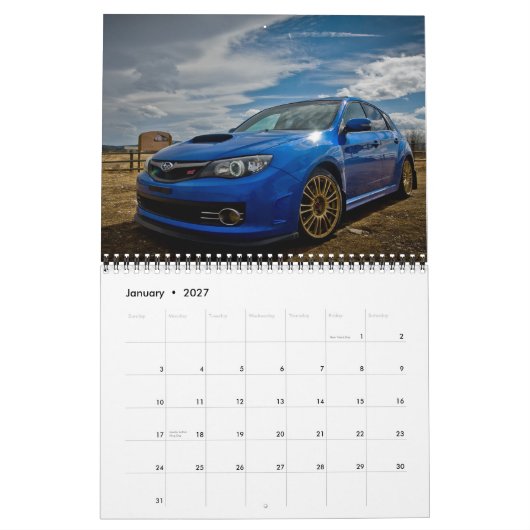 Agenda 2012 WSC Kalender (Jan 2027)