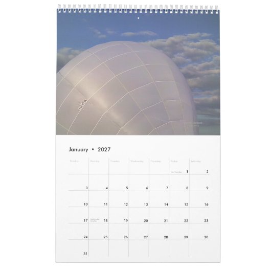 Agenda 2013-ballonnen kalender (Jan 2027)