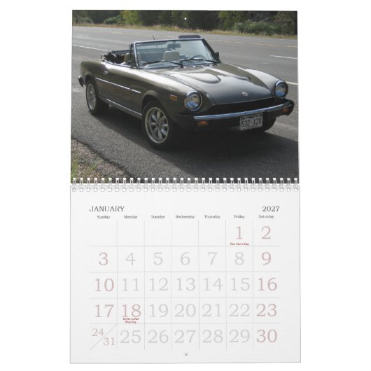 Agenda 2013, formaat 124 spin kalender (Jan 2027)