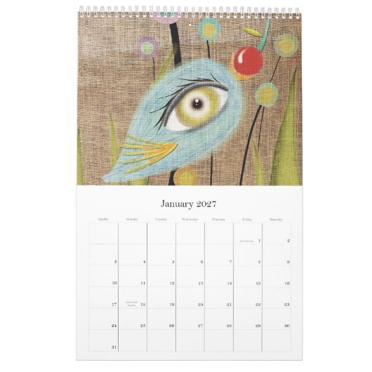 Agenda 2013 - illustraties van Rupydetequila Kalender (Jan 2027)