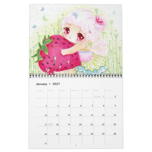 Agenda 2013 - Mooie anime chibi-meisjes Kalender (Jan 2027)