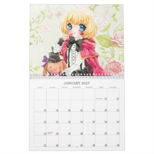 Agenda 2013 - Mooie anime chibi-meisjes Kalender (Jan 2027)