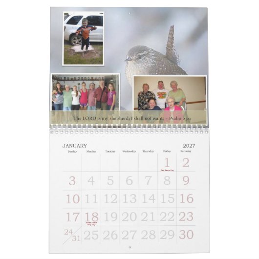 Agenda 2013-reeks kalender (Jan 2027)