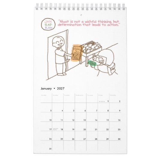 Agenda 2013 SpreadSalam Kalender (Jan 2027)