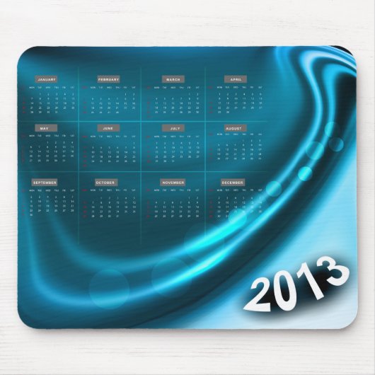 Agenda 2013 van Mousepad 1 Muismat (Voorkant)