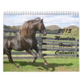 Agenda 2013 voor bergpaarden kalender (Hoes)