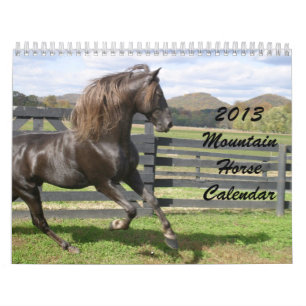 Agenda 2013 voor bergpaarden kalender
