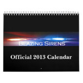 Agenda 2013 voor Blazing Sirens Kalender (Hoes)
