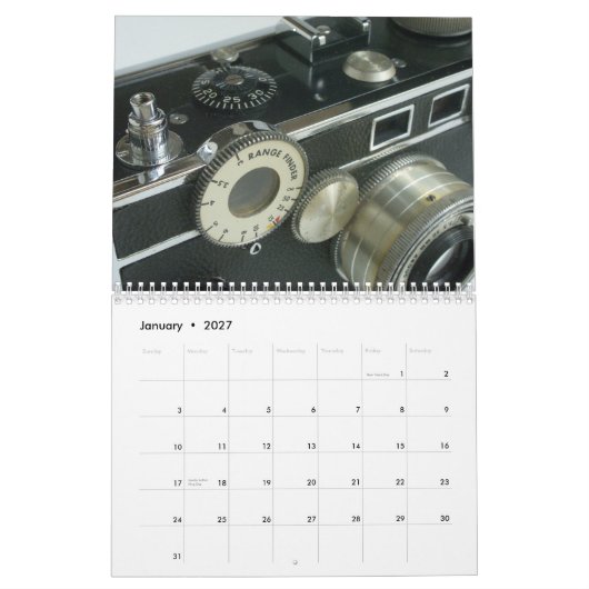 agenda 2013 voor camera's kalender (Jan 2027)