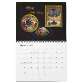 Agenda 2013 voor Glas in lood-lampen Kalender (Feb 2027)