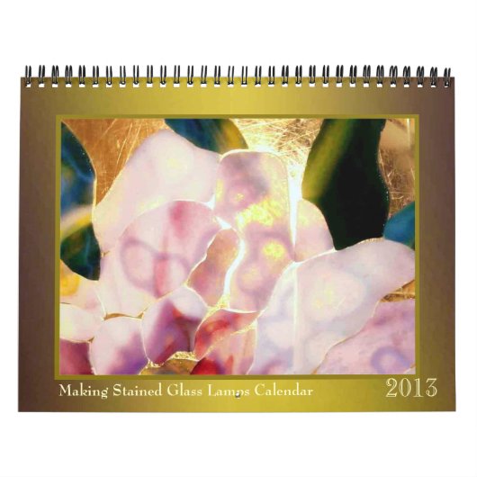Agenda 2013 voor Glas in lood-lampen Kalender (Hoes)