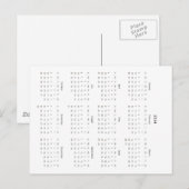 Agenda 2014 briefkaart (Voorkant / Achterkant)