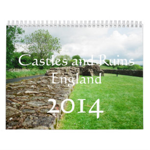 Agenda 2014, Castles and Ruins in England Kalender