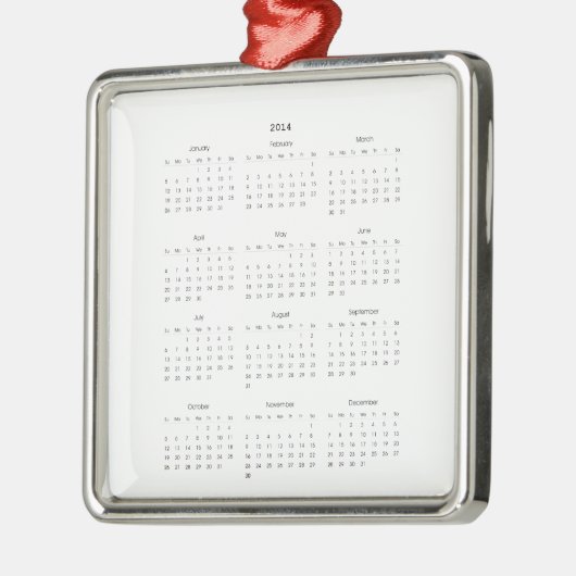 Agenda 2014 metalen ornament (Links)