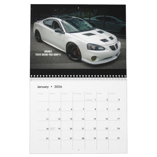 Agenda 2014 van de GPF Kalender (Jan 2026)