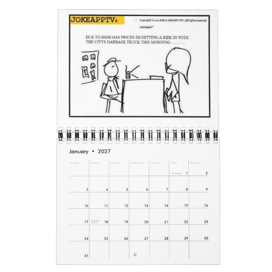 Agenda 2014 van JOKEAPP TV ® Cartoon Kalender (Jan 2027)