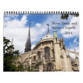 Agenda 2014 van Notre Dame en Sainte-Chapelle Kalender (Hoes)
