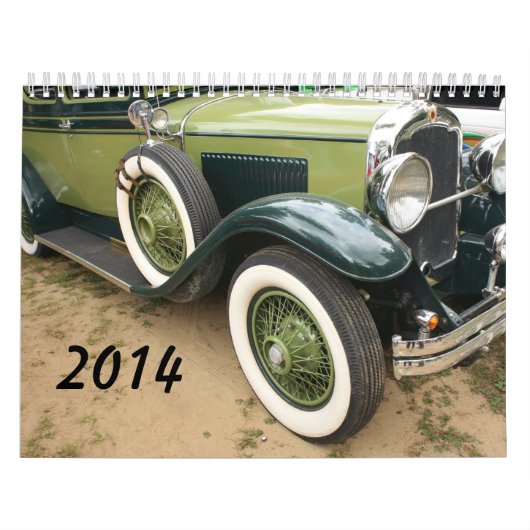 Agenda 2014 voor antiek auto's kalender (Hoes)