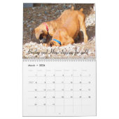 Agenda 2014 voor Boxer Puppy Kalender (Mar 2026)