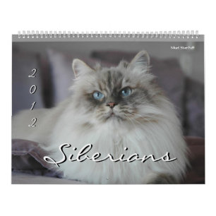 Agenda 2014 voor Siberische katten en Kittens Kalender