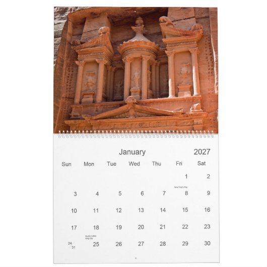Agenda 2015 Petra Kalender (Jan 2027)
