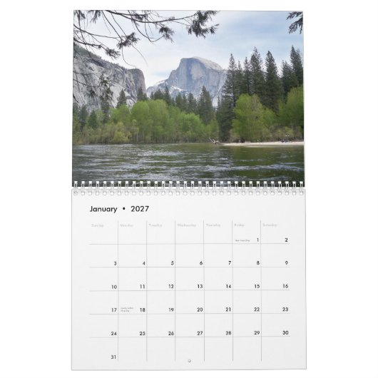 Agenda 2015 van Yosemite Kalender (Jan 2027)