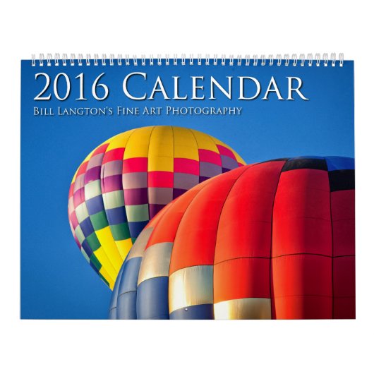 Agenda 2016, Bill Langton's Fine Art-fotografie Kalender (Hoes)