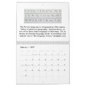 Agenda 2016 - Iraanse kunst Kalender (Feb 2027)