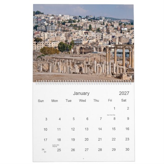 Agenda 2016 Jordanië Kalender (Jan 2027)