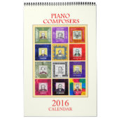 Agenda 2016 - Klassieke pianocomponisten Kalender (Hoes)