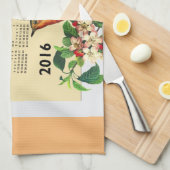Agenda 2016 met keukenhanddoek voor vogels (Quarter Fold)