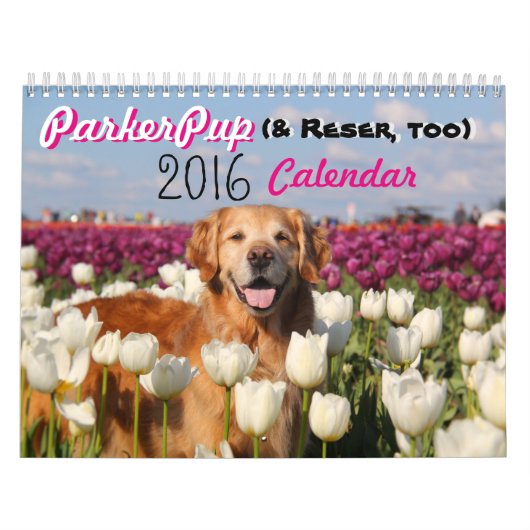 Agenda 2016 ParkerPup (& Reser, ook) Kalender (Hoes)
