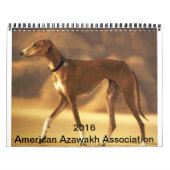 Agenda 2016 van Azawakh Kalender (Hoes)