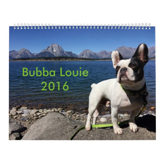 Agenda 2016 van Bubba Louie Kalender (Hoes)