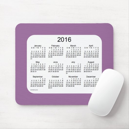 Agenda 2016 van Janz Mousepad Muismat (Met muis)