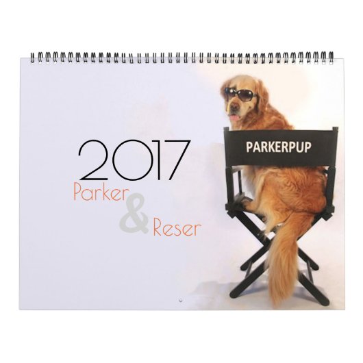 Agenda 2017 ParkerPup & Reser Kalender (Hoes)