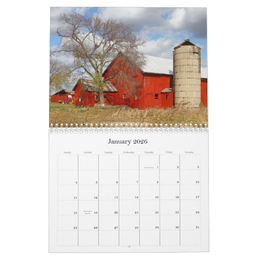 Agenda 2017 van Barns Kalender (Jan 2026)