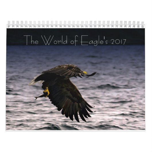Agenda 2017 van de wereld van Eagle Kalender (Hoes)
