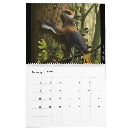 Agenda 2017 van Dinosaur Kalender (Feb 2026)