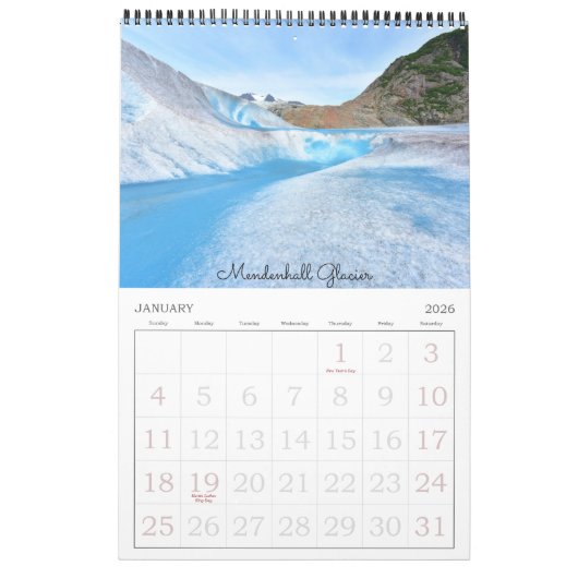 Agenda 2018 Alaska met Bio Kalender (Jan 2026)